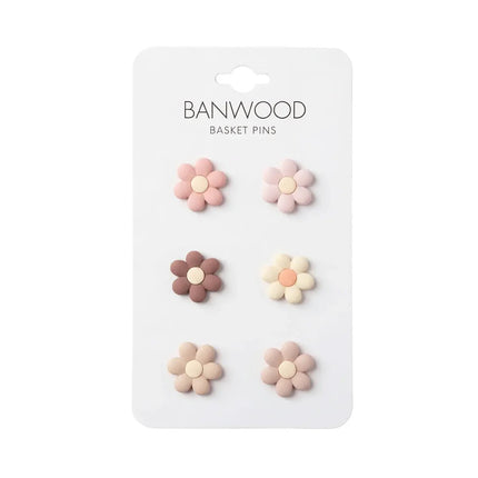 Banwood Pins Voor Kinderstep- en Fietsmandje Flowers koop je bij Babywinkel