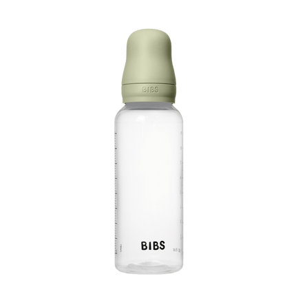 BIBS Flesspeen Rond Latex 1 Pack 270 Ml Medium Flow Sage koop je bij Babywinkel