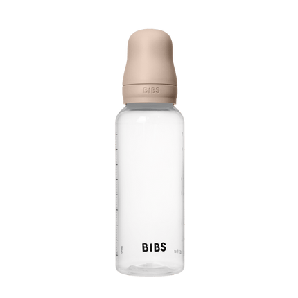 BIBS Flesspeen Rond Silicone 1 Pack 270 Ml Medium Flow Blush koop je bij Babywinkel