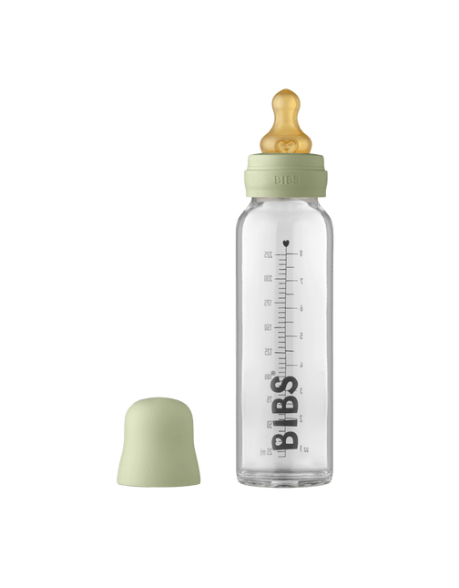 BIBS Babyfles Glas 225ml Sage koop je bij Babywinkel