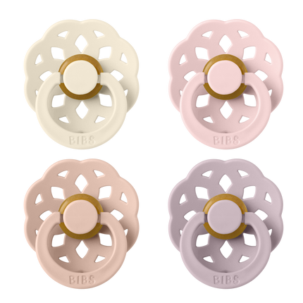 <tc>BIBS</tc> Spene Storlek 1 Boheme Elfenben/Blush/Blossom/Dusky Lilac 4st