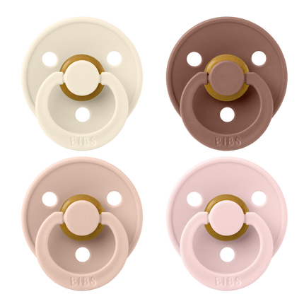 <tc>BIBS</tc> Spene Storlek 1 Färg Ivory/Blush/Woodchuck/Blossom 4st
