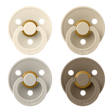 <tc>BIBS</tc> Spene Storlek 1 Färg Elfenben/Sand/Vanilj/Mörk Ek 4st