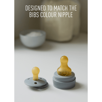 BIBS Flesspeen Rond Latex 2St Slow Flow koop je bij Babywinkel