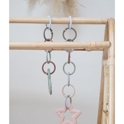 BIBS Speelringen Blush/Woodchuck/Ivory 12st koop je bij Babywinkel