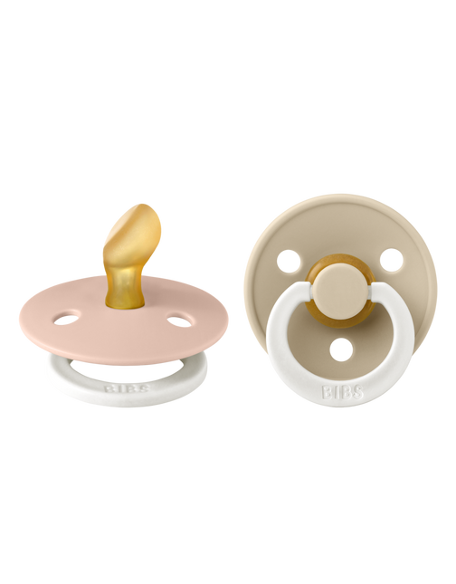 BIBS Speen Maat 1 Anatomical Blush Glow/ Vanilla Glow 2St koop je bij Babywinkel