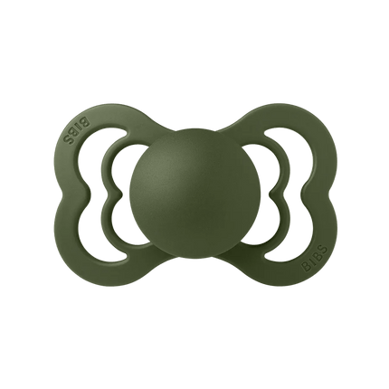 BIBS Speen Maat 1 Hunter Green Supreme Latex koop je bij Babywinkel