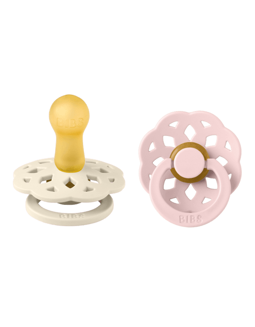 BIBS Speen Maat 1 Latex Boheme Ivory/Blossom 2st koop je bij Babywinkel