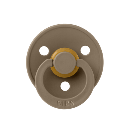 BIBS Speen Maat 1 Latex Dark Oak/Ivory 2st koop je bij Babywinkel