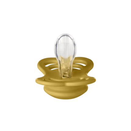 BIBS Speen Maat 1 Mustard Supreme Silicone koop je bij Babywinkel