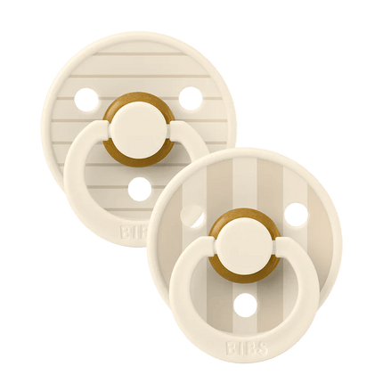 BIBS Speen Maat 1 Pin/Ivory Vanilla 2St koop je bij Babywinkel