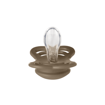 BIBS Speen Maat 1 Silicone Supreme Dark Oak koop je bij Babywinkel