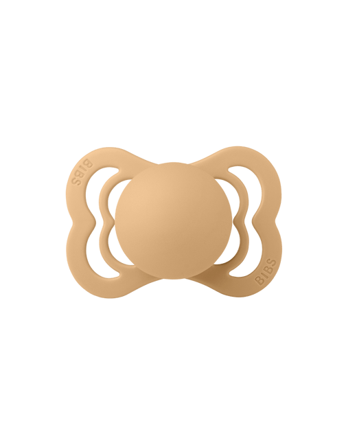 BIBS Speen Maat 1 Silicone Supreme Desert Sand koop je bij Babywinkel