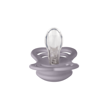 BIBS Speen Maat 1 Silicone Supreme Fossil Grey koop je bij Babywinkel