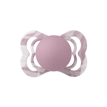 BIBS Speen Maat 1 Silicone Supreme Heather White koop je bij Babywinkel