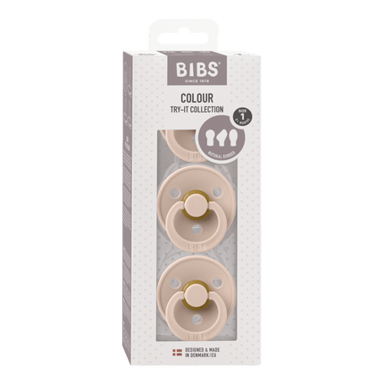 BIBS Speen Maat 1 Try - It Box Blush koop je bij Babywinkel