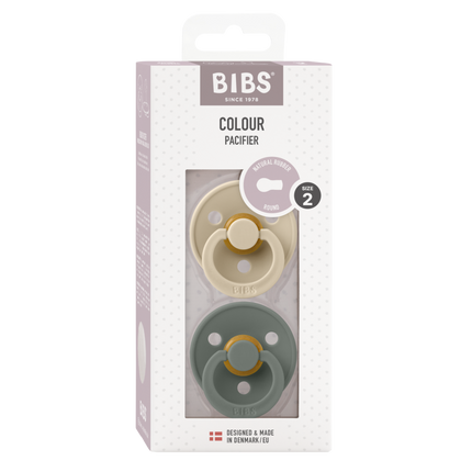 BIBS Speen Maat 1 Vanilla/Pine 2St koop je bij Babywinkel