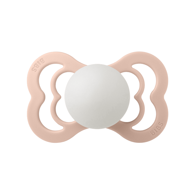 BIBS Speen Maat 2 Blush Night Supreme Latex koop je bij Babywinkel