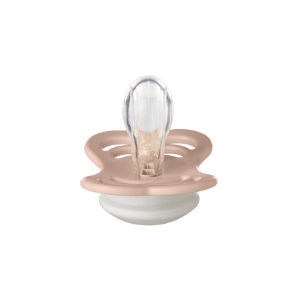 BIBS Speen Maat 2 Blush Night/Vanilla Night Supreme Silicone 2st koop je bij Babywinkel
