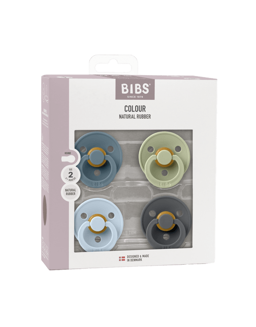 BIBS Speen Maat 2 Colour Petrol/Sage/Baby Blue/Iron 4St koop je bij Babywinkel