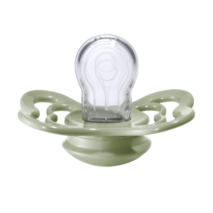 BIBS Speen Maat 2 Ivory/Sage Supreme Silicone 2st koop je bij Babywinkel