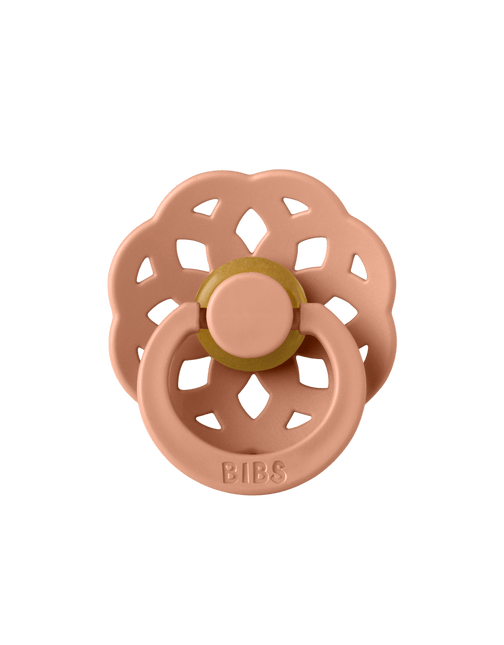 BIBS Speen Maat 2 Latex Boheme Peach koop je bij Babywinkel
