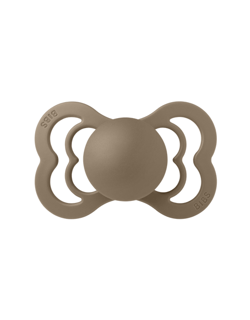 BIBS Speen Maat 2 Latex Supreme Dark Oak koop je bij Babywinkel