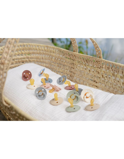 BIBS Speen Maat 2 Latex Symmetric Ivory/Blush 2st koop je bij Babywinkel