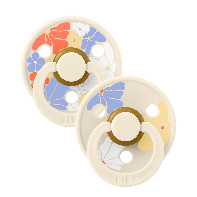 BIBS Speen Maat 2 Morning Bloom/Ivory 2St koop je bij Babywinkel
