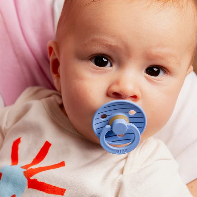 BIBS Speen Maat 2 Pink/Sky Blue 2St koop je bij Babywinkel