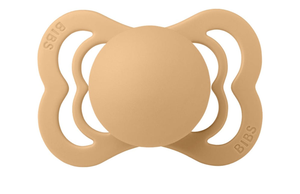BIBS Speen Maat 2 Silicone Supreme Desert Sand koop je bij Babywinkel