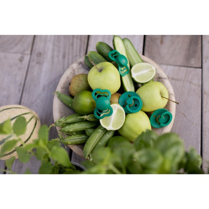 BIBS Speen Maat 2 Silicone Supreme Evergreen koop je bij Babywinkel