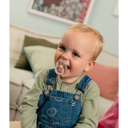BIBS Speen Maat 2 Studio Colour Block Blush Mix 2St koop je bij Babywinkel