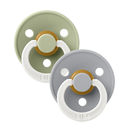 BIBS Speen Maat 2 Symmettrical Sage Glow/Cloud Glow 2St koop je bij Babywinkel