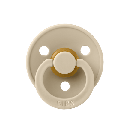 BIBS Speen Maat 3 Latex Vanilla/Dark Oak 2st koop je bij Babywinkel