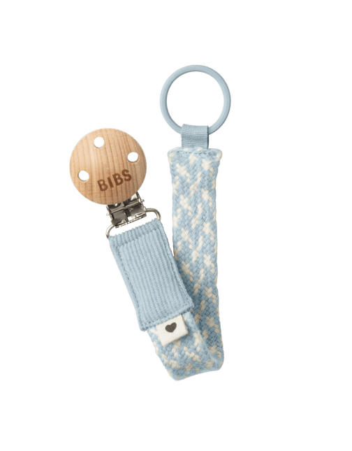 BIBS Speenkoord Baby Blue/Ivory koop je bij Babywinkel