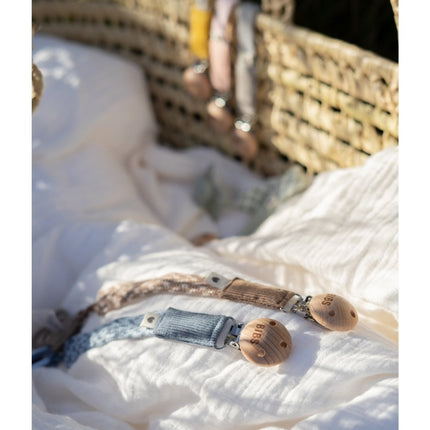 BIBS Speenkoord Dark Oak/Vanilla koop je bij Babywinkel