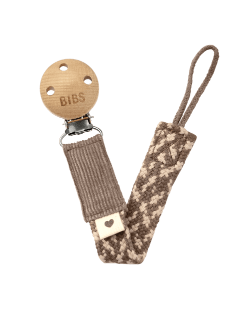 BIBS Speenkoord Dark Oak/Vanilla koop je bij Babywinkel