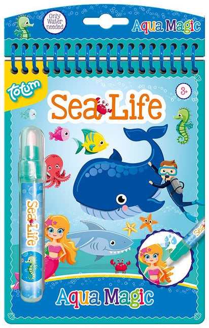 Blauwe Kleurboek Zeedieren Met Water koop je bij Babywinkel