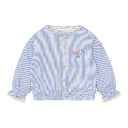 Blouse lange mouw Denim Blue Stripe koop je bij Babywinkel