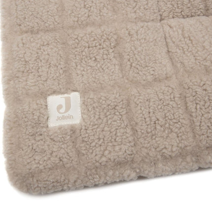 Jollein Boxkleed Teddy/ Warm Sand 75X95Cm koop je bij Babywinkel