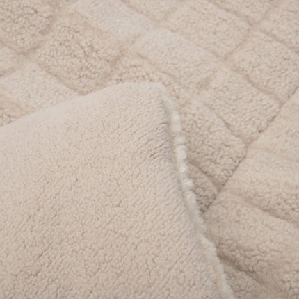 Jollein Boxkleed Teddy/ Warm Sand 75X95Cm koop je bij Babywinkel