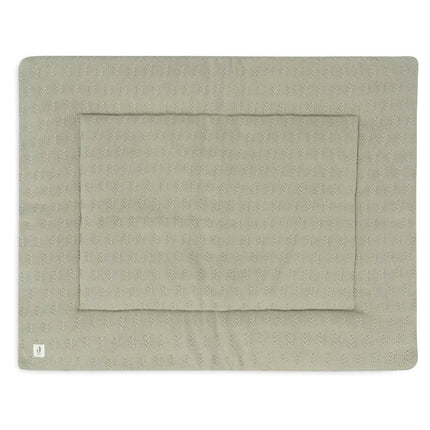 Jollein Boxkleed Grain Knit Olive Green 75X95Cm koop je bij Babywinkel