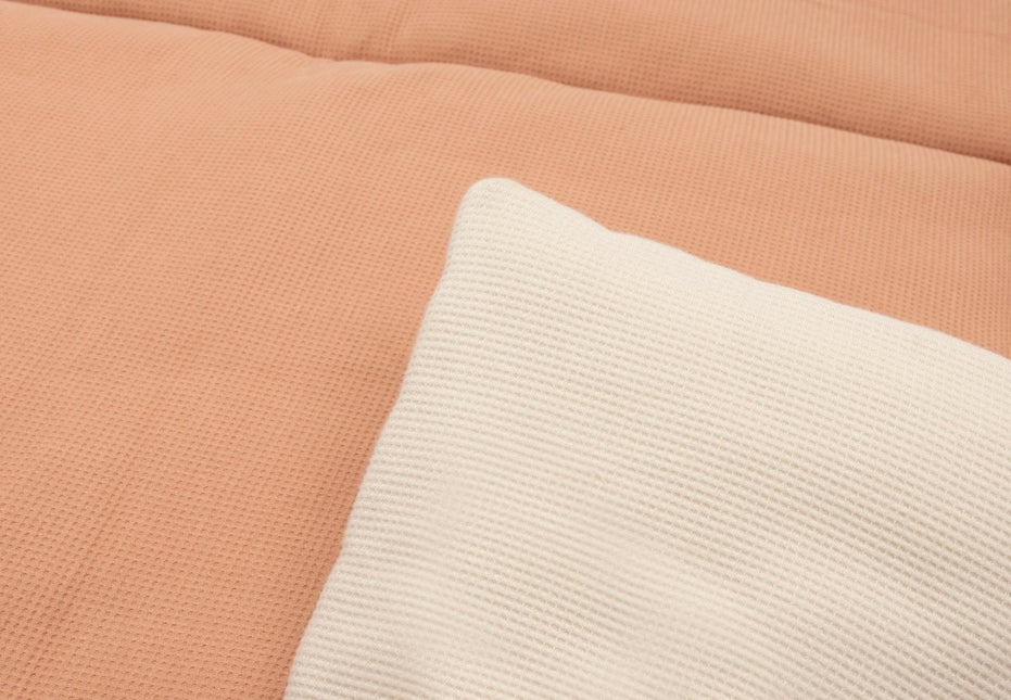 Boxkleed - Little Waffle Light Terra 75x95cm koop je bij Babywinkel