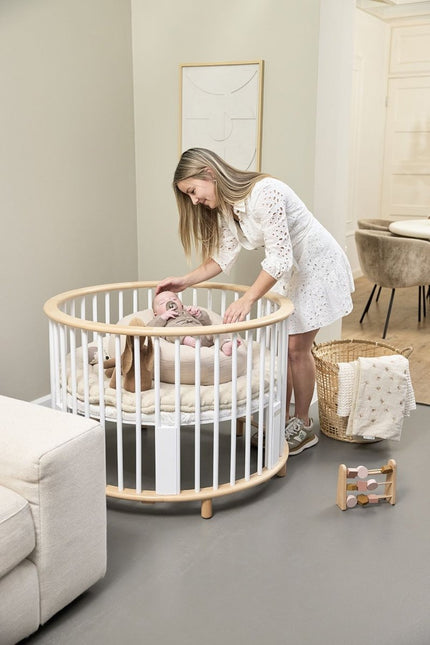 Meyco Boxkleed Knots Soft Sand 95Cm koop je bij Babywinkel