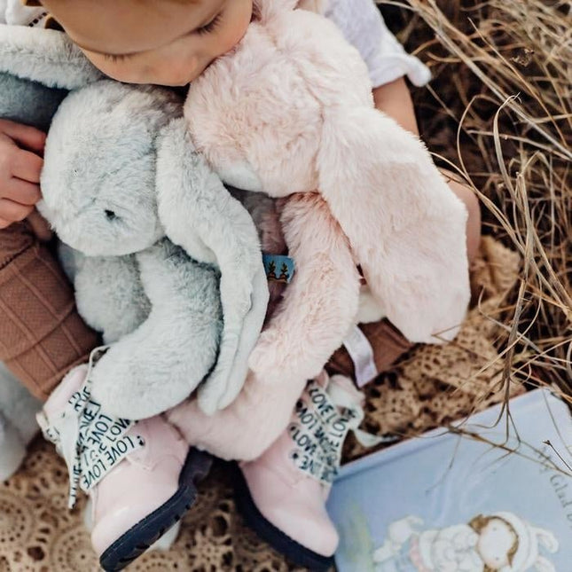 Bunnies By The Bay Knuffel Konijn Medium Roze 30cm koop je bij Babywinkel