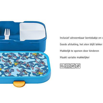 Mepal Lunchbox Bento Campus Stitch Met Vork koop je bij Babywinkel