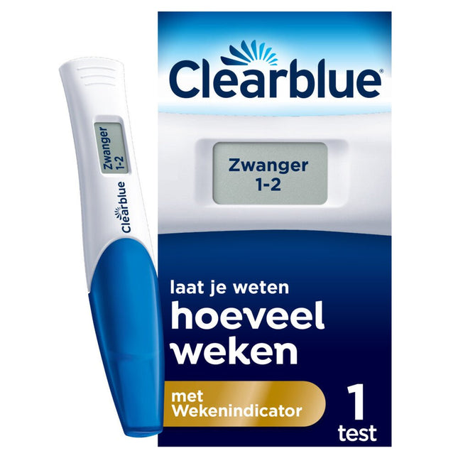 Clearblue Zwangerschapstest Met Wekenindicator koop je bij Babywinkel