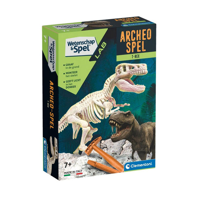 Clementoni Spelletje T - Rex Opgraven Glow In The Dark koop je bij Babywinkel