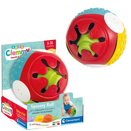 Clementoni Speelbal Clemmy Met Blokjes 6 Delig koop je bij Babywinkel